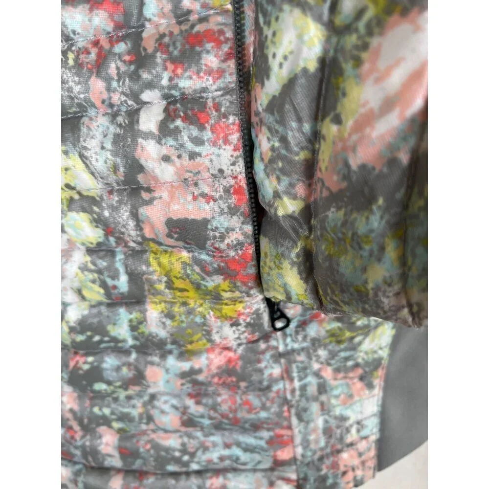 Eddie Bauer Womens Size XS Zip Jacket Storm 800 Quilted Goose Down Bright‎ Camo